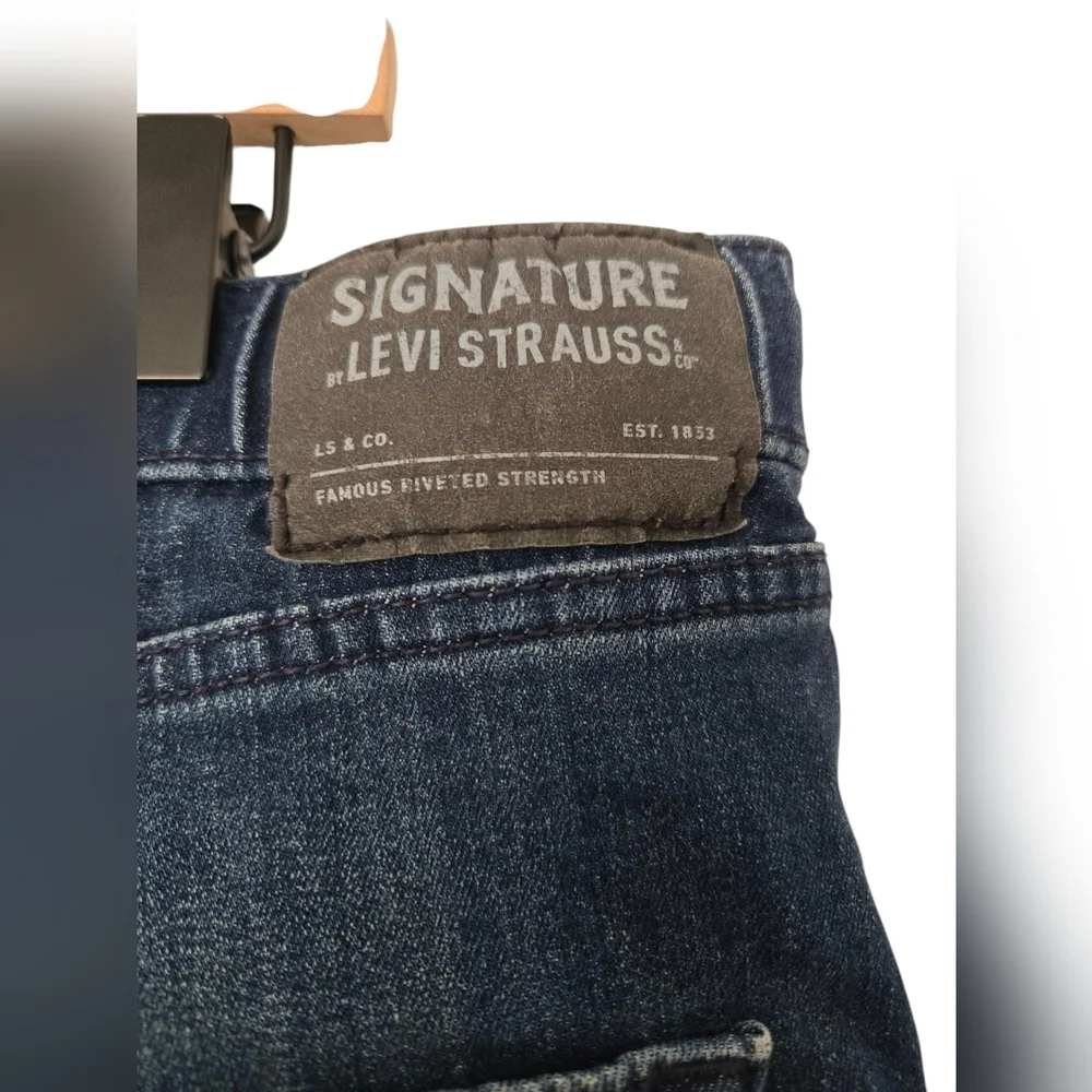 Levi Strauss Signature Blue Denim Men's Shorts Nwot Size Xxl 40